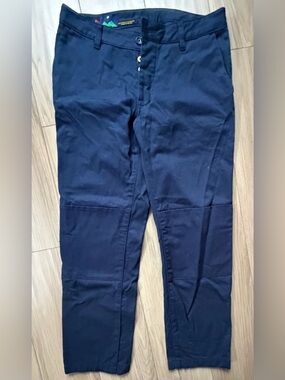 Askov Finlayson Double Knee Explorer Pants Japanese Canvas Size 33X28 Button Fly